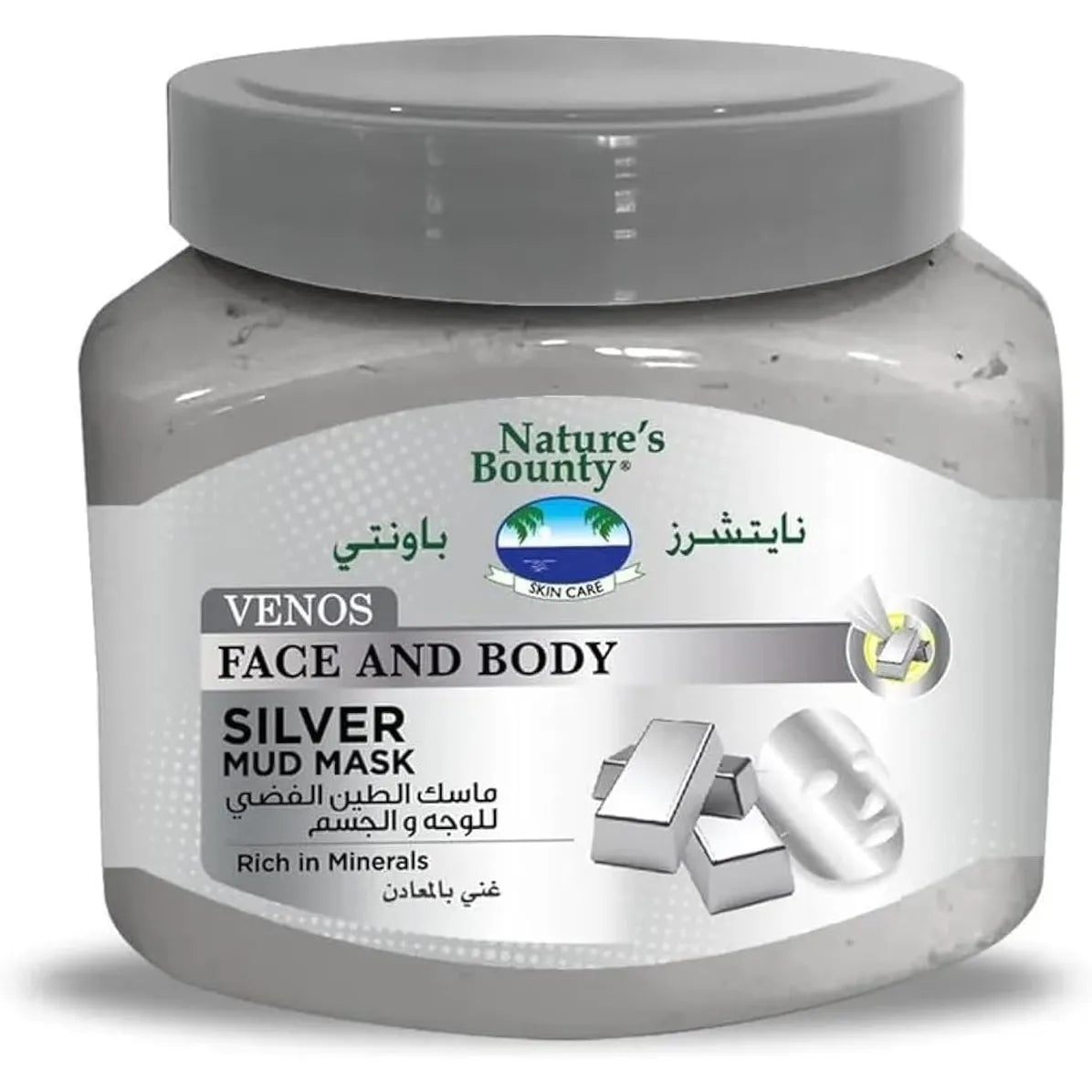 Natures Bounty Venos Silver Mud Musk 300ml 1294