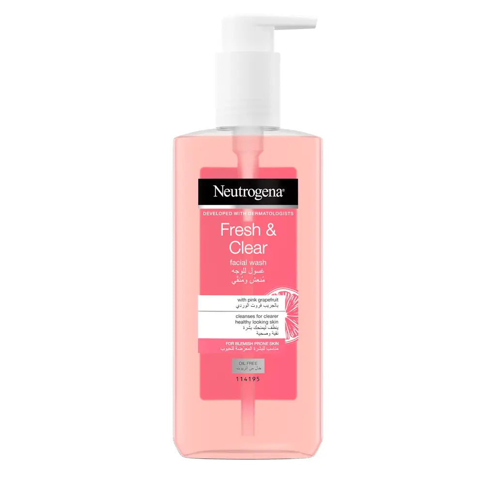 Neutrogena Fresh Clear 200ml Pink Facial Wash