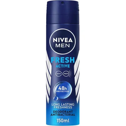 Nivea Deod Spray 150ml Men Fresh Active 20 Off