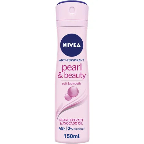 Nivea Deod Spray 150ml Pearl Beauty