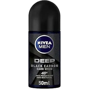 Nivea Roll On 50ml F/M Deep Dark Wood Off 15