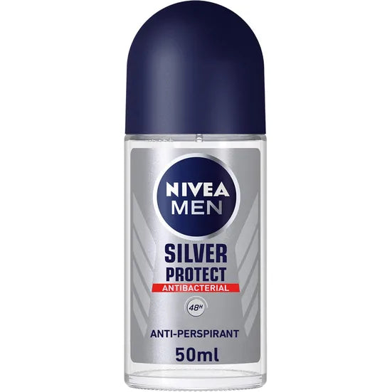 Nivea Roll On 50ml F/M Silver Protect Off 15