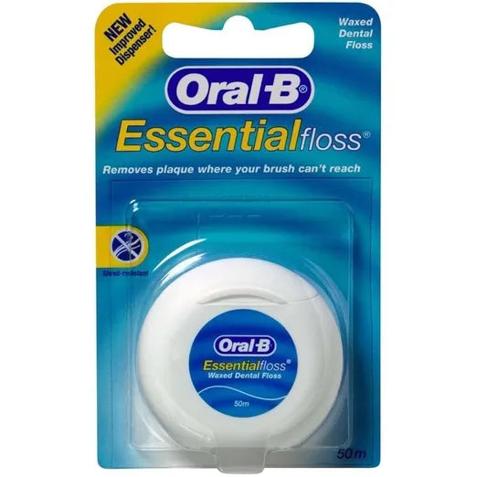 Oral-B Dental Essential Floss Waxed (Mint)