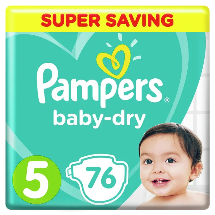 Pampers Baby Diapers NO.5 (76 Pcs)