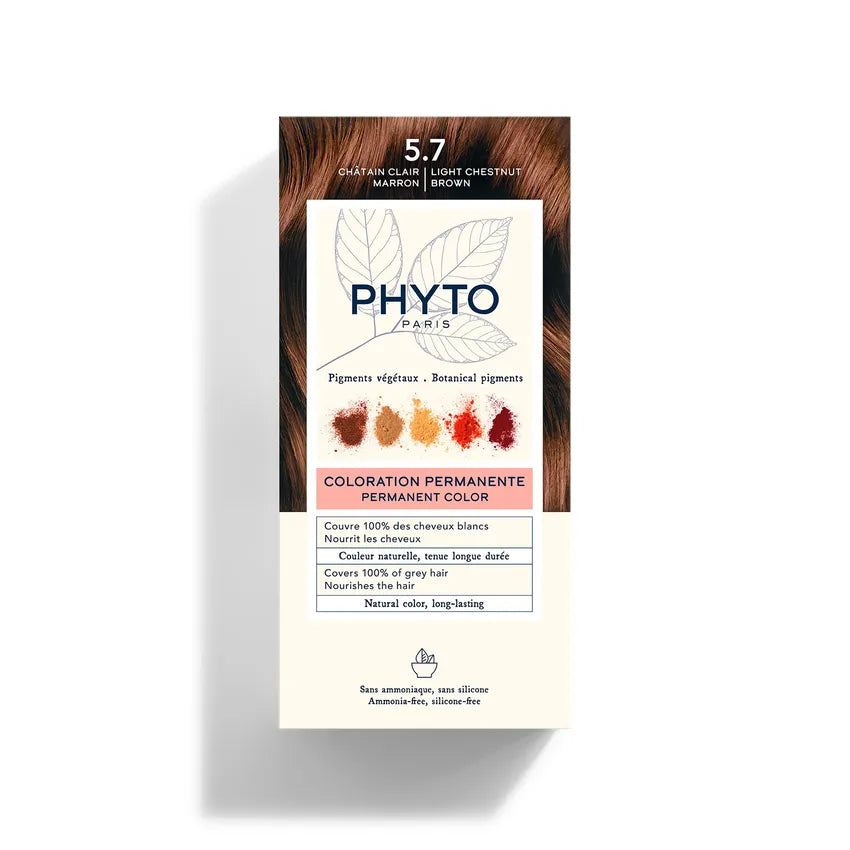 Phyto Hair Color NO.5.7 Light Chestnut Brown