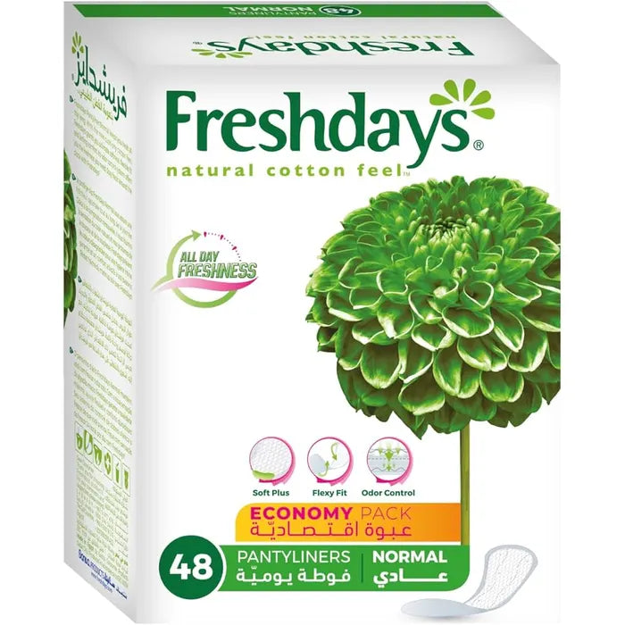 Private Freshdays Normal Pantyliners 48 Pcs
