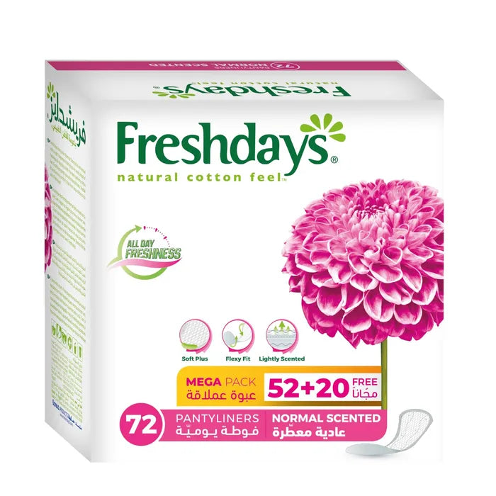 Private Freshdays Normal Scented 72Pcs Off