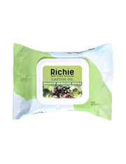Richie Castor Oil Makeup Remover Wipes 25Pcs