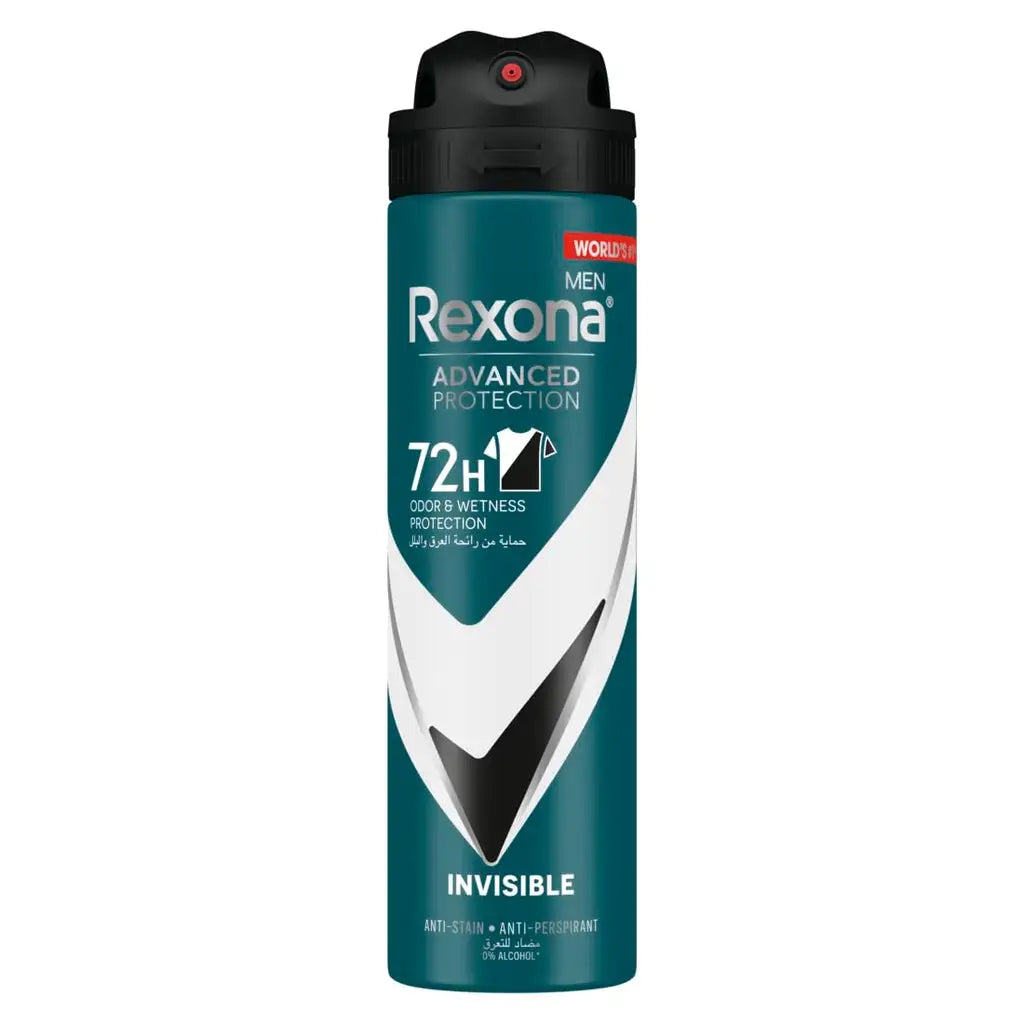 Rexona Spray 150ml Invisible Men
