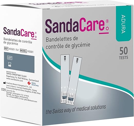 SANDACARE TEST STRIP 50PCS (ADURA)