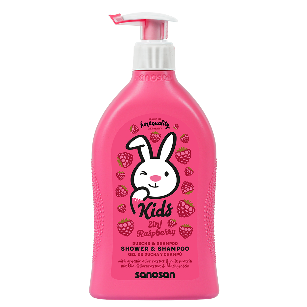 SANOSAN SHOWER&SHAMPOO RASPBERRY 400ML