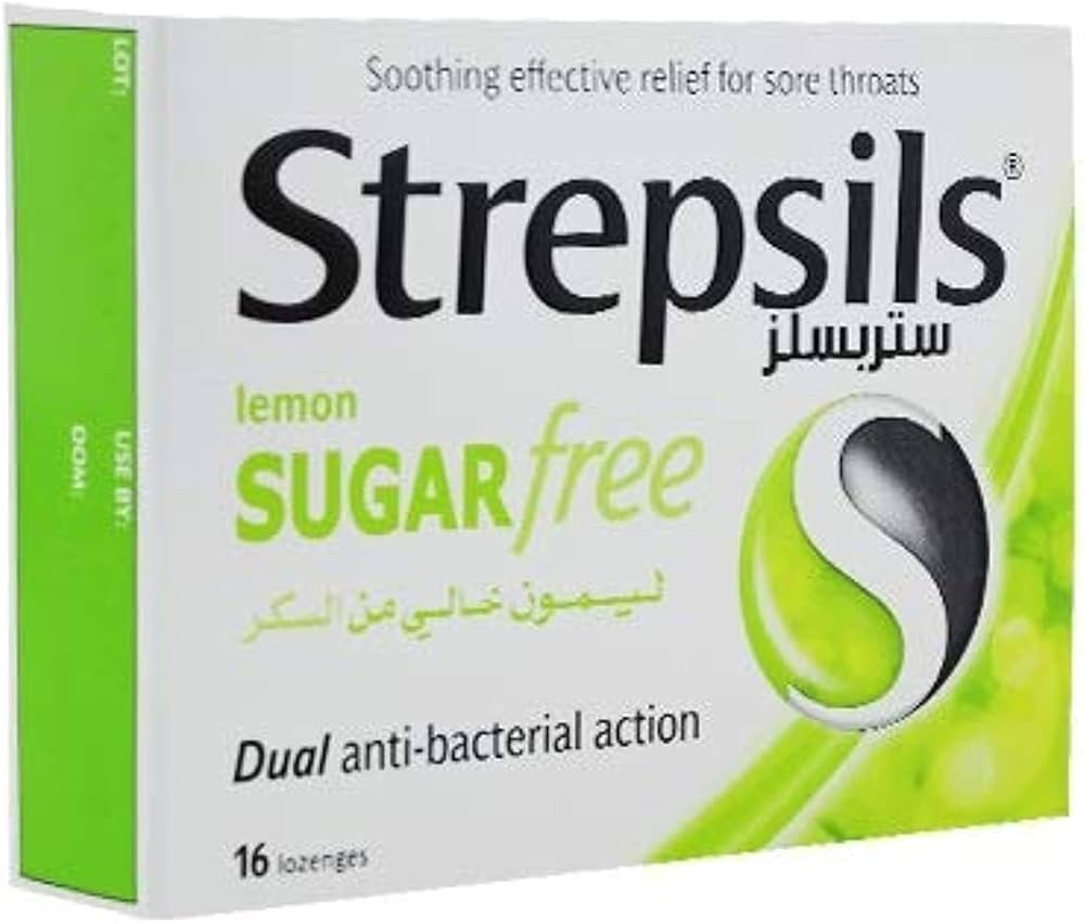 STREPSILS LEMON 16 LOZENGE Free Suger