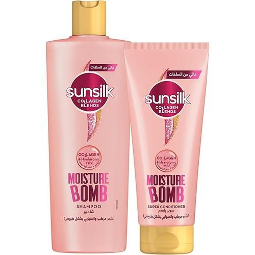 SUNSILK MOISTURE BOMB SUPER SH&COND 350+170ML