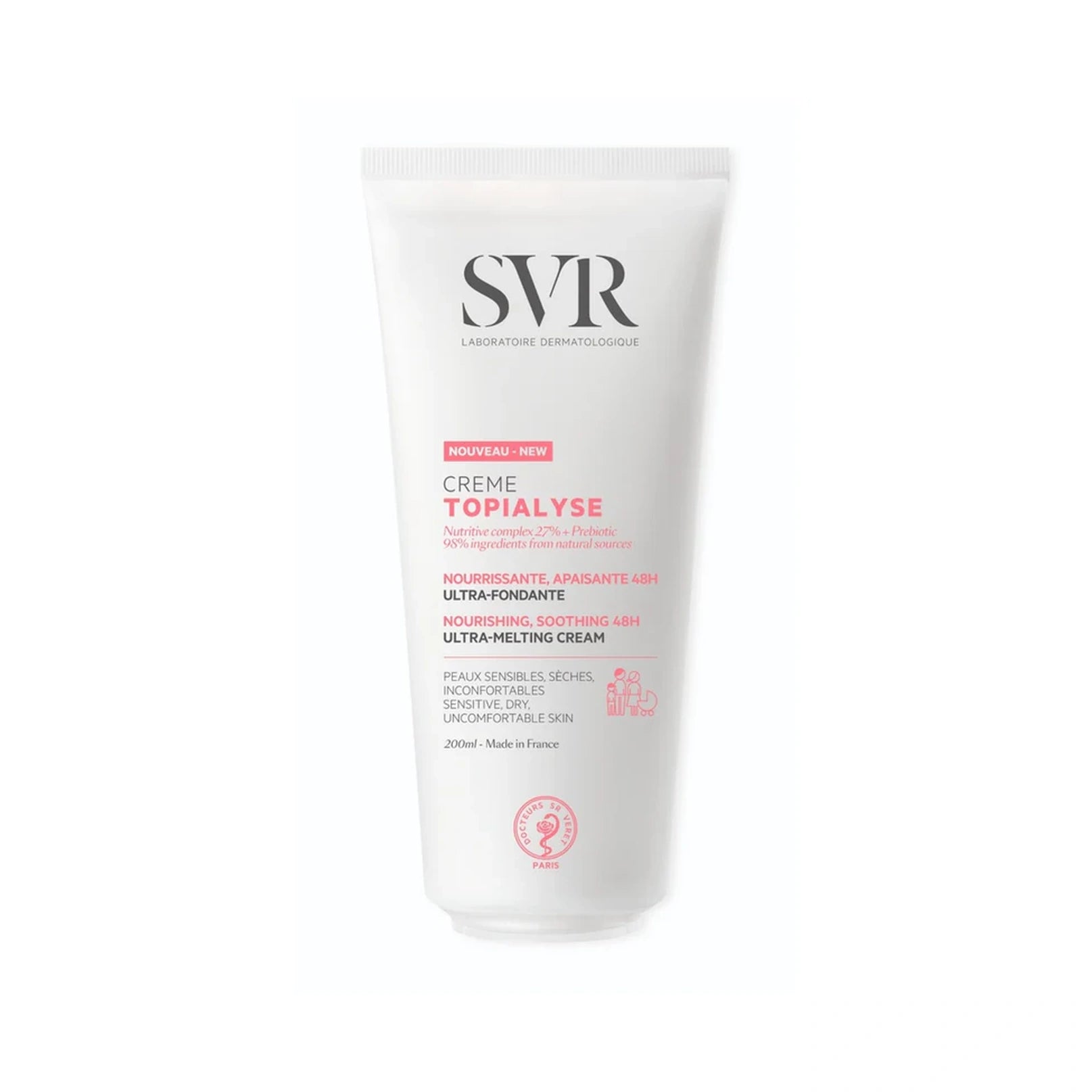 SVR Topialyse Emollient Cream 200ml