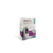 SandaCare blood glucose monitoring system packaging on a white background