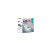 Box of SandaCare test strips on a white background