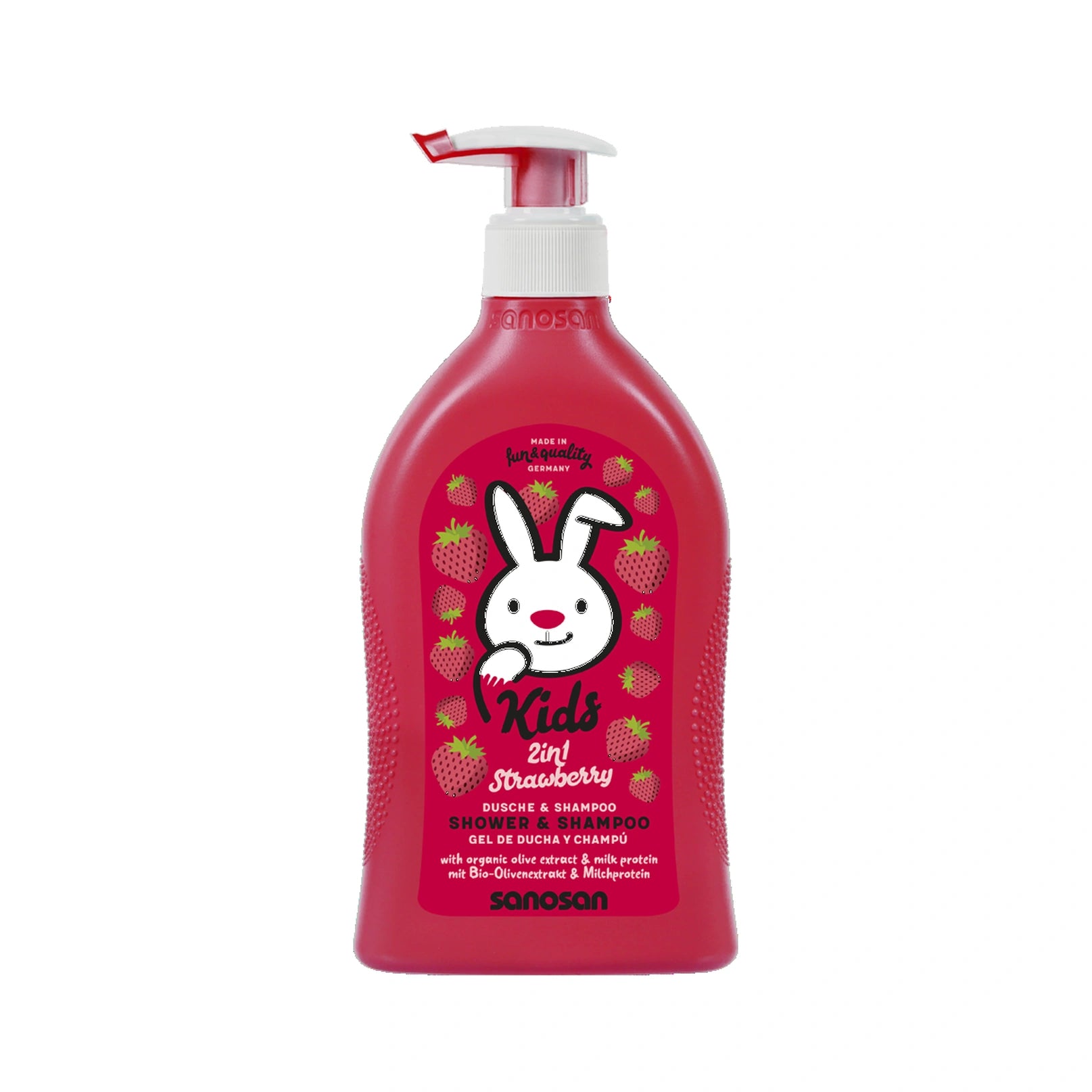 SANOSAN SHOWER&SHAMPOO STRAWBERRY 400ML