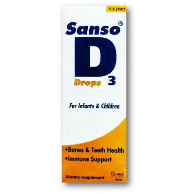 Sanso D3 Vitamin D3 Drops 60ml