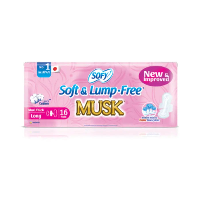 Sofy Cottontouch Musk Maxithick Long 16P