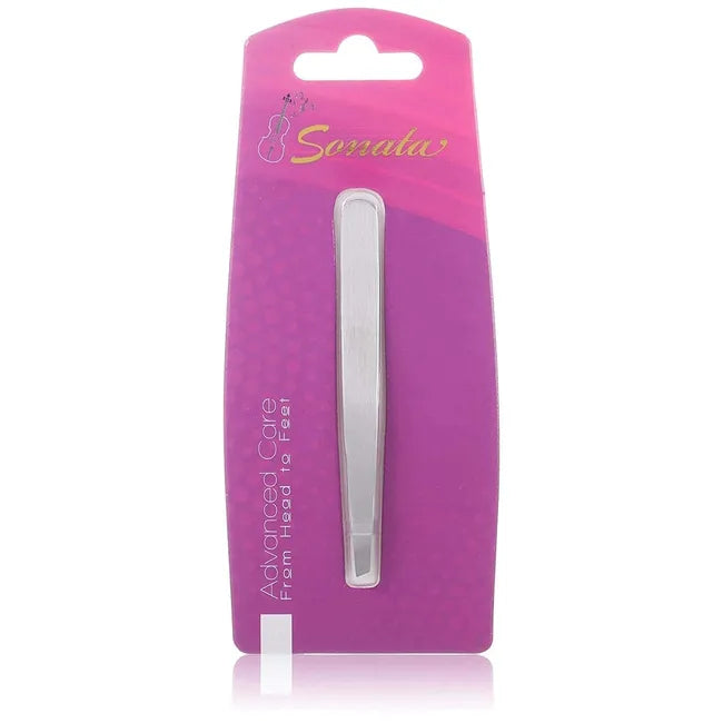 Sonata (88207)-Stainless Steel Wide Slant-Tip Tweezers