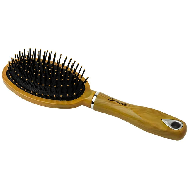 Sonata (89810) Oval Cushion Brush with Wooden Handle
