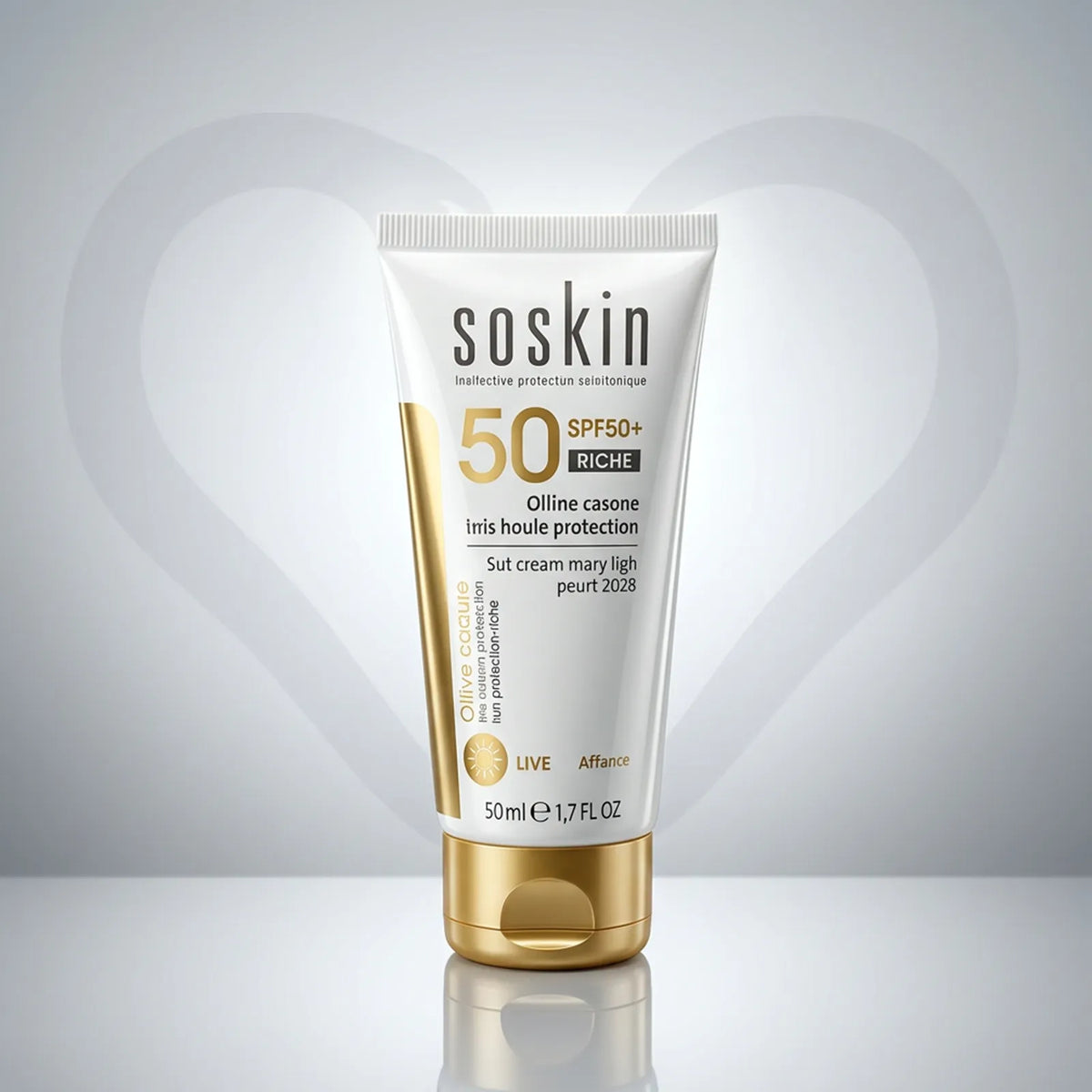 كريم واقي الشمس سوسكين ريش لحماية البشرة الجافة والحساسة SPF50+ - 50 مل