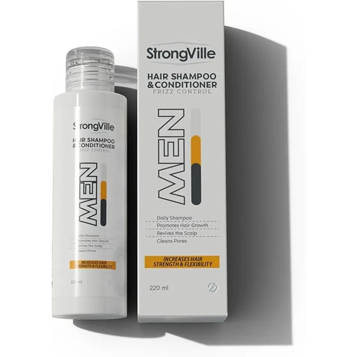 Strongville Men 2-in-1 Hair Shampoo & Conditioner – 220 ml
