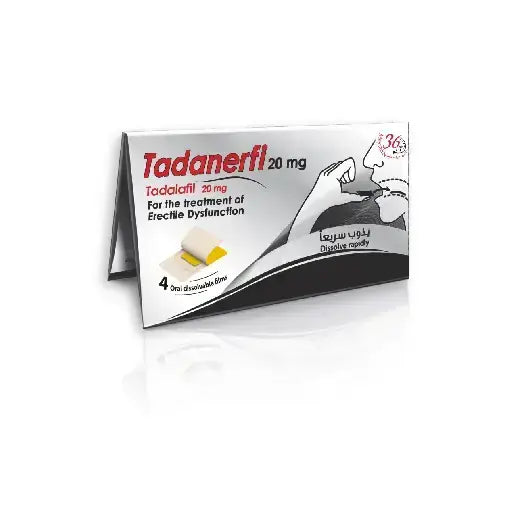 Tadanerfi 20 mg Oral Dissolving Film – 4 Films