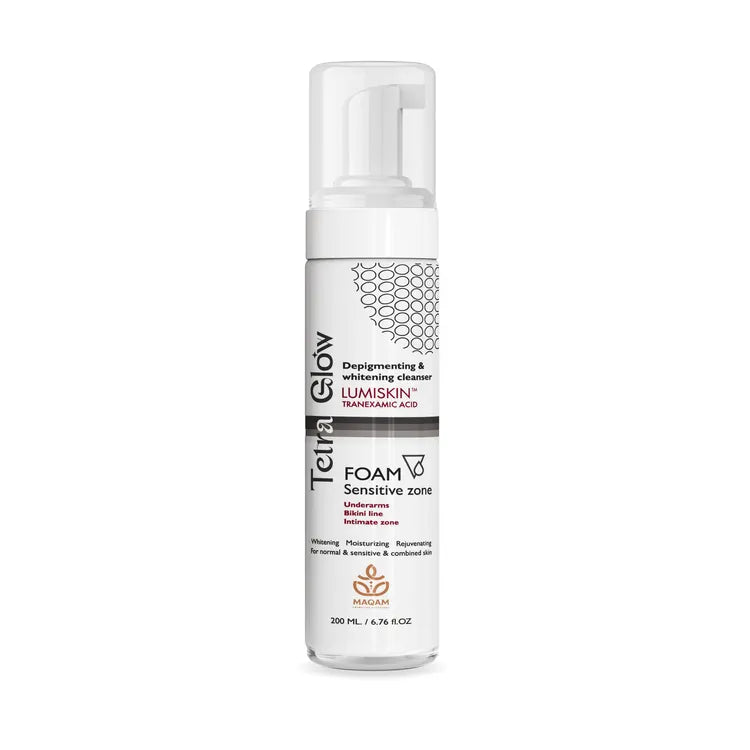 Tetra Glow Sensitive Zone Foam Cleanser 200ml