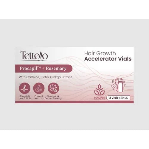 Tettello Hair Growth Accelerator Vials 12X10ml