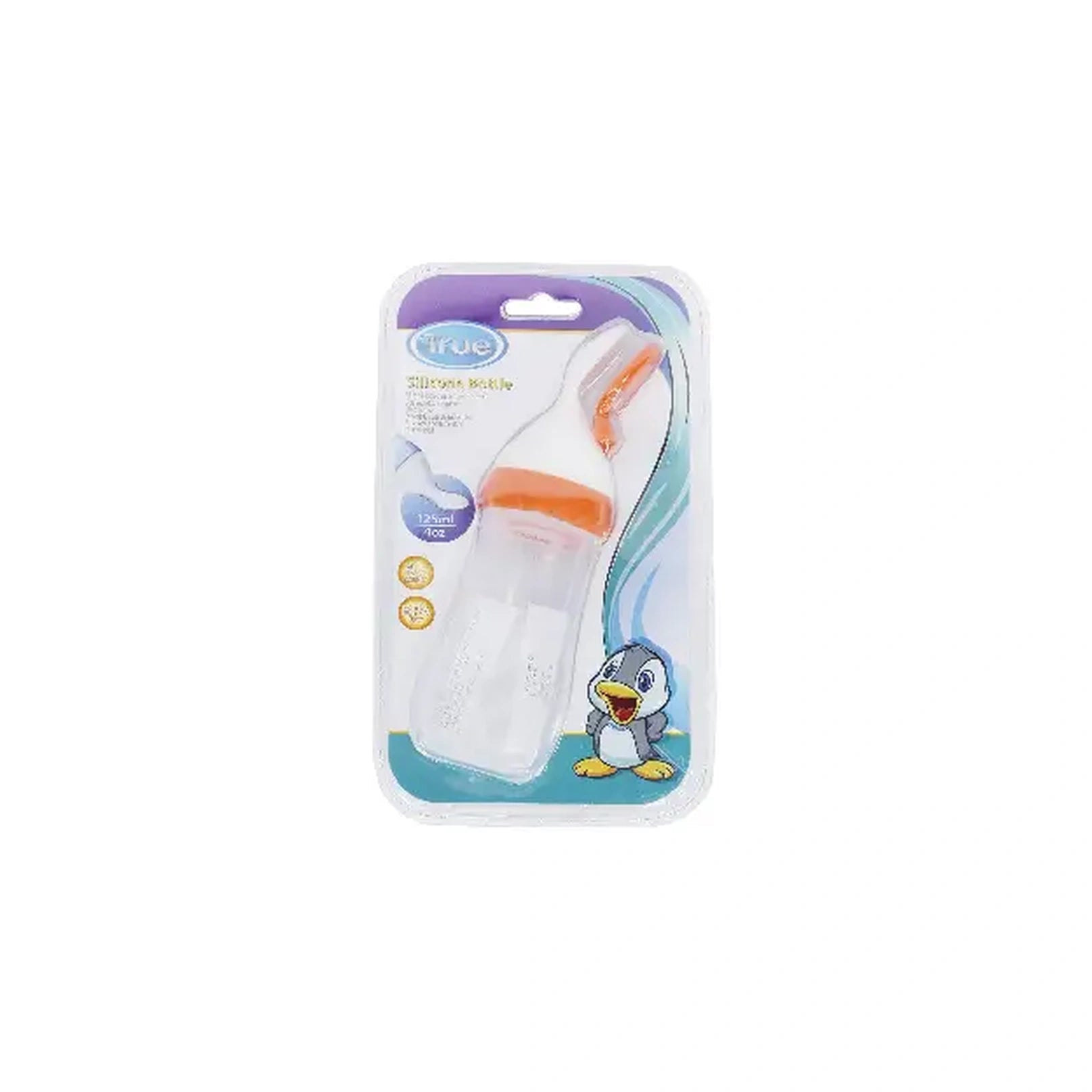 True Feeding Bottle with Spoone 125ml