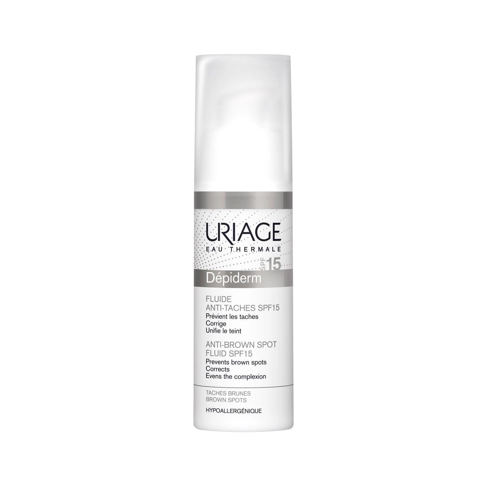 Uriage Depiderm Fluid Anti Brown SPF15+ 30 ml