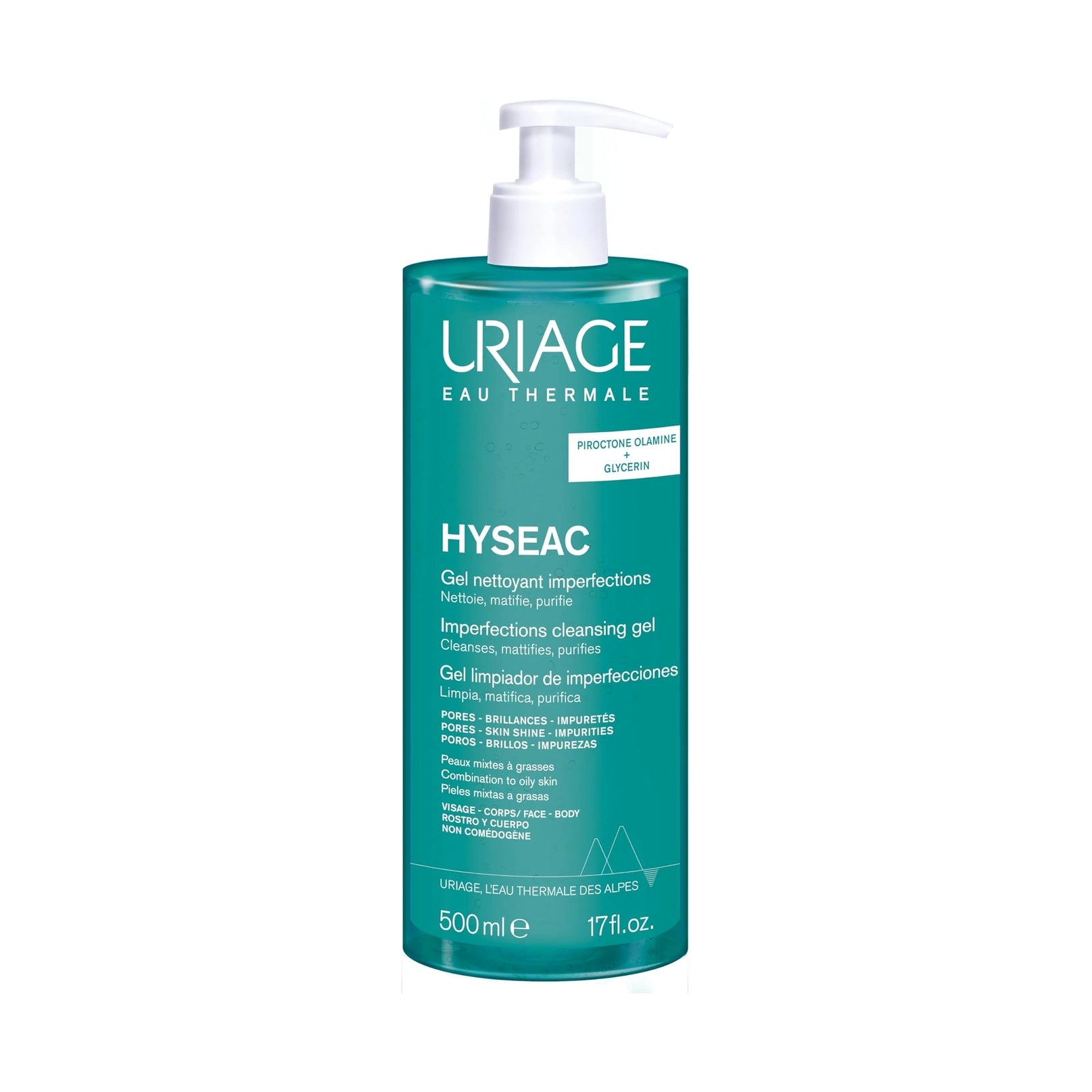 Uriage Hyseac Cleansing Gel 500ML