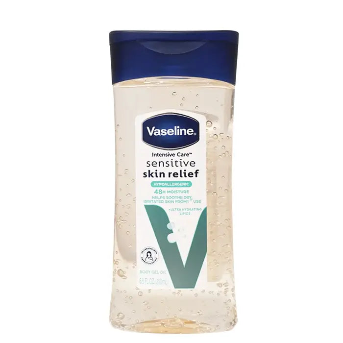 VASELINE BODY GEL OIL SENSITIVE SKIN RELIEF 200ML