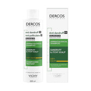 Vichy Dercos Anti-Dandruff DS Shampoo for Dry Hair - 200ml
