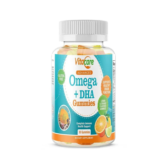 Omega Dha Powder Vitacare Advanced Omega + DHA — 30 Gummies – AlFouad Pharmacies