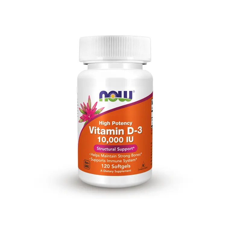 Vitamin D3 10000IU 120 Softgel (Now)