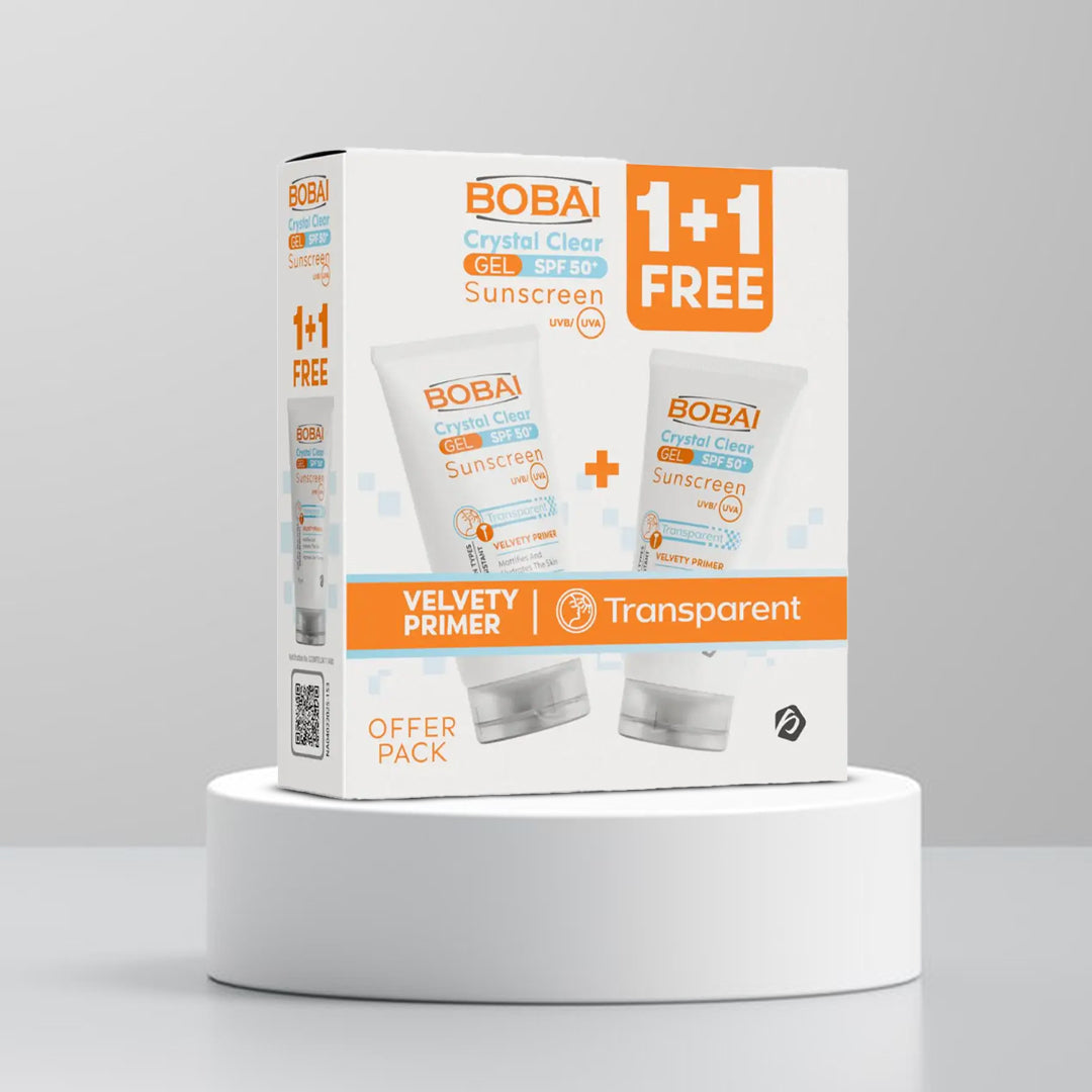 Bobai Crystal Clear Sun Gel SPF50+ 60ML 1+1 Free PROMOBACK