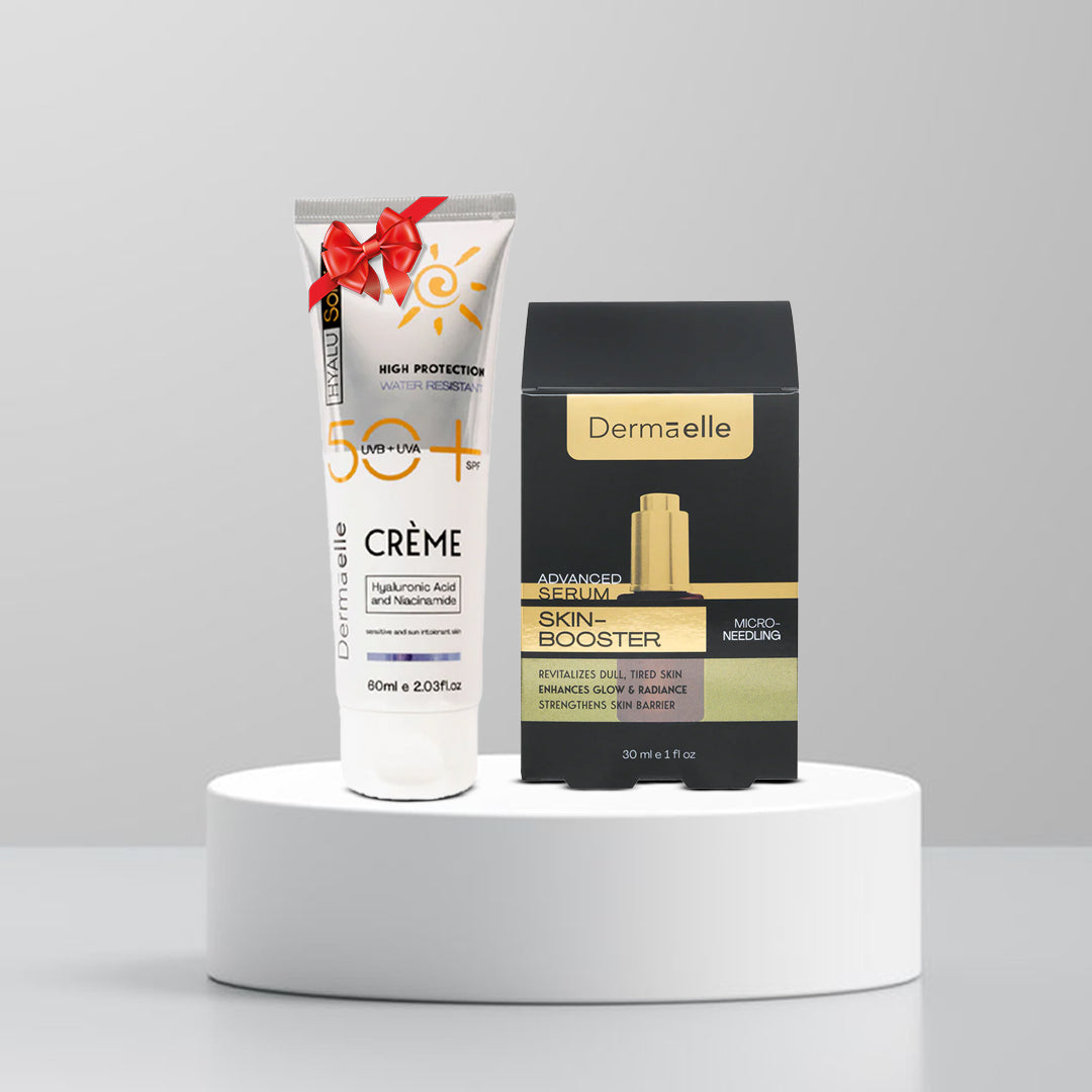 Dermaelle SKIN BOOSTER Duo (Serum + Free Sunscreen)