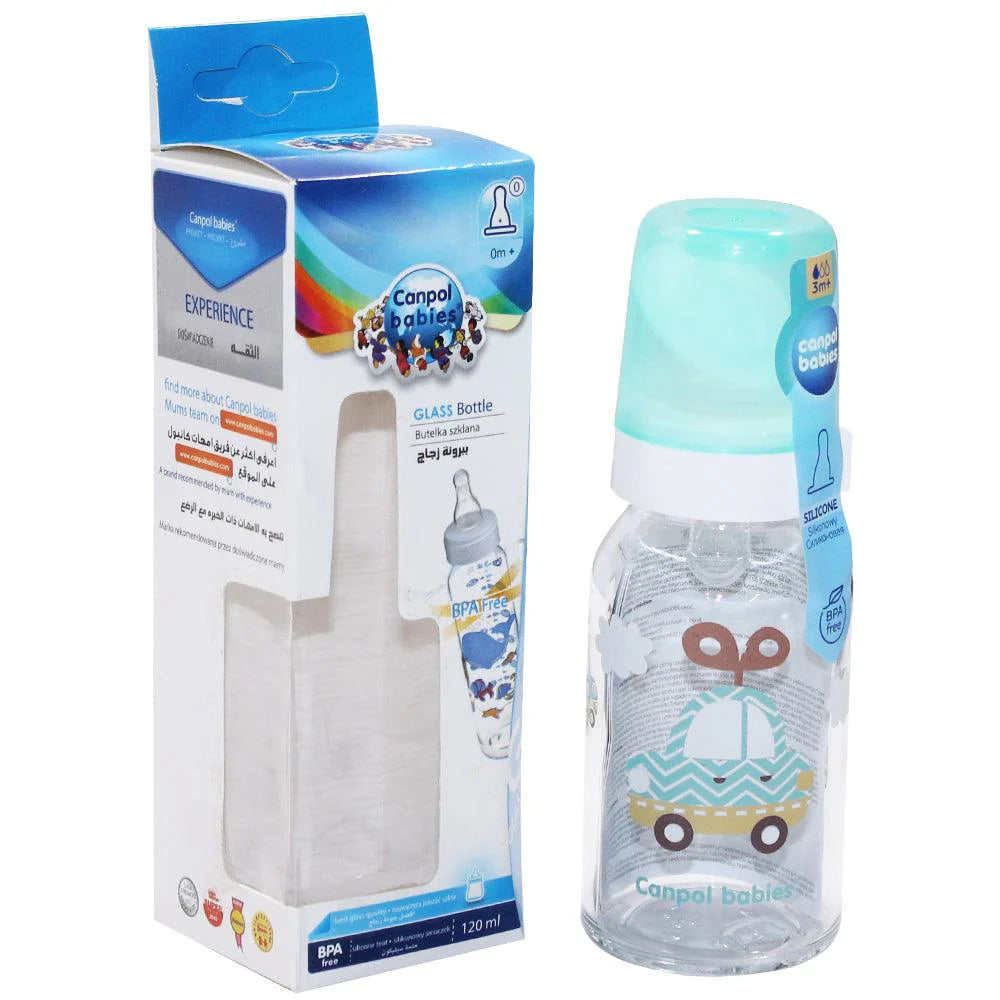 CANPOL GLASS BOTTLE  120ML