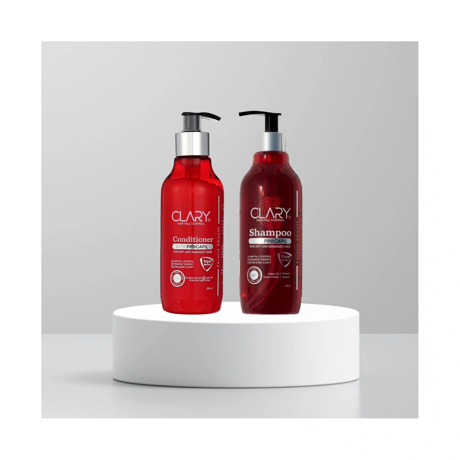 CLARY HAIR FALL CONTROL SHAMP&COND PROMOBACK