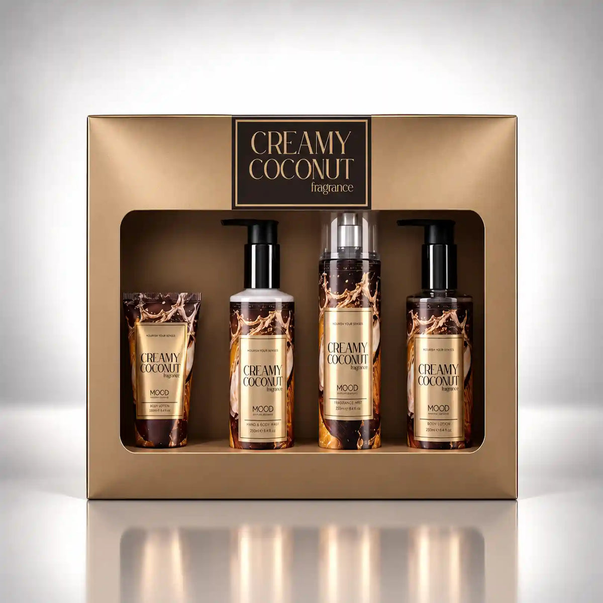 Mood Set Creamy Coco (Splash + Hand Cream + Shower Gel + Body Milk)