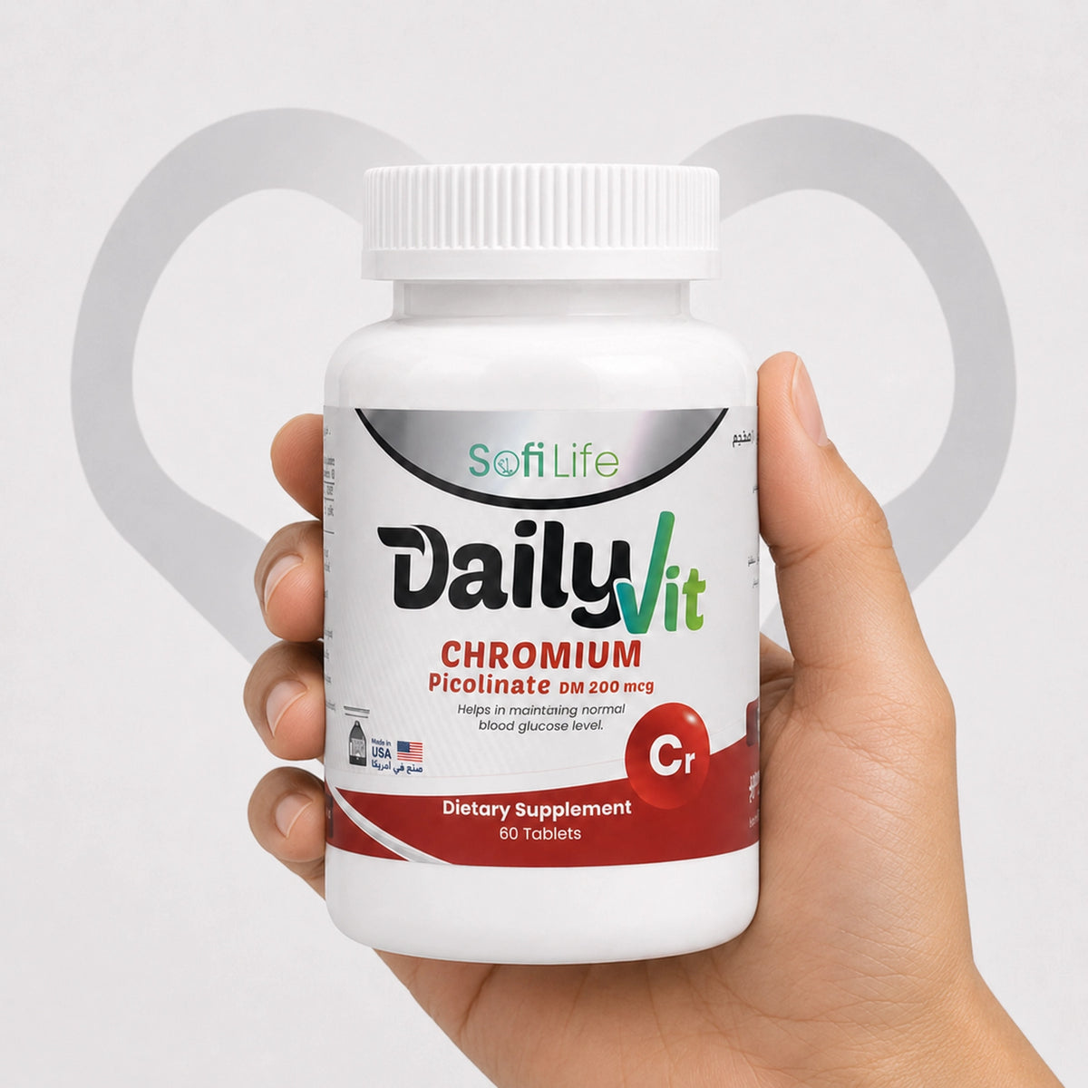 SofiLife Dailyvit Chromium Picolinate 200 mcg (60 Tablets)