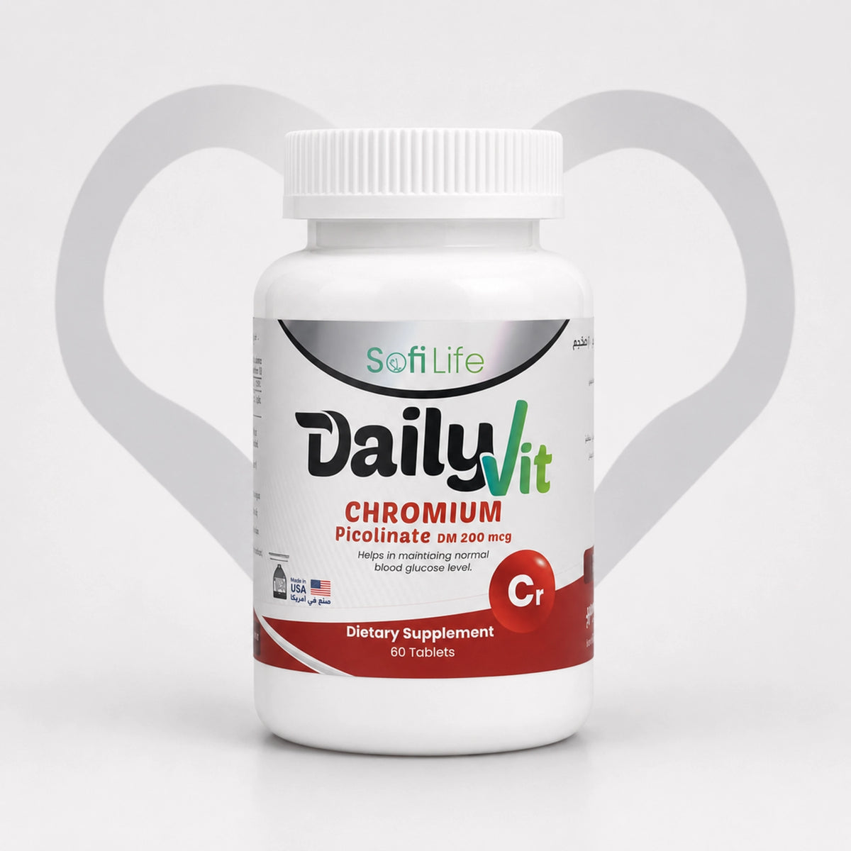 SofiLife Dailyvit Chromium Picolinate 200 mcg (60 Tablets)