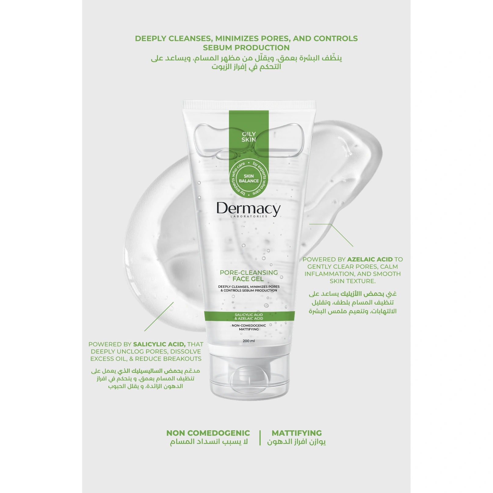 Dermacy Pore-Cleansing Face Gel 200ml
