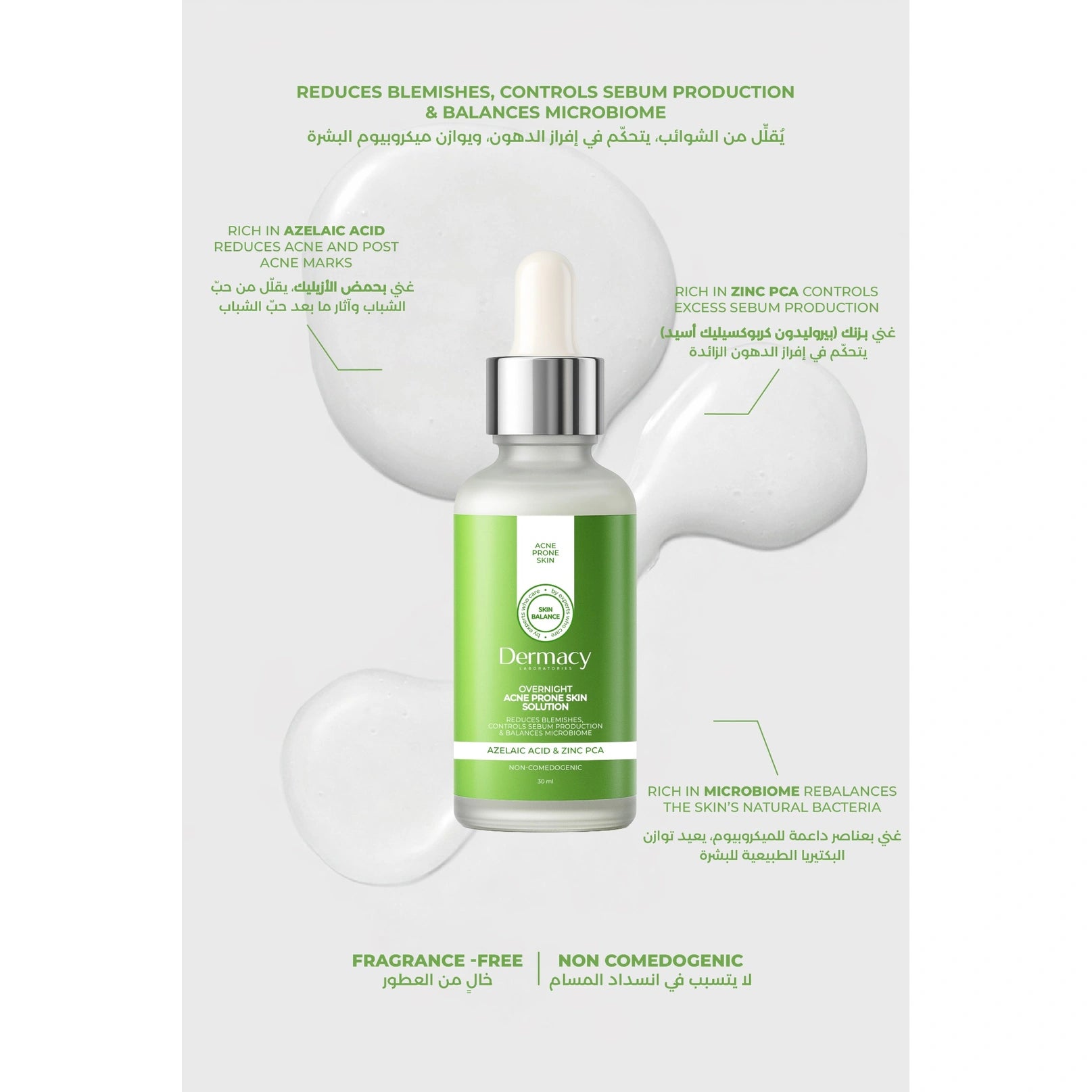 Dermacy Overnight Acne Prone Skin Solution 30ml