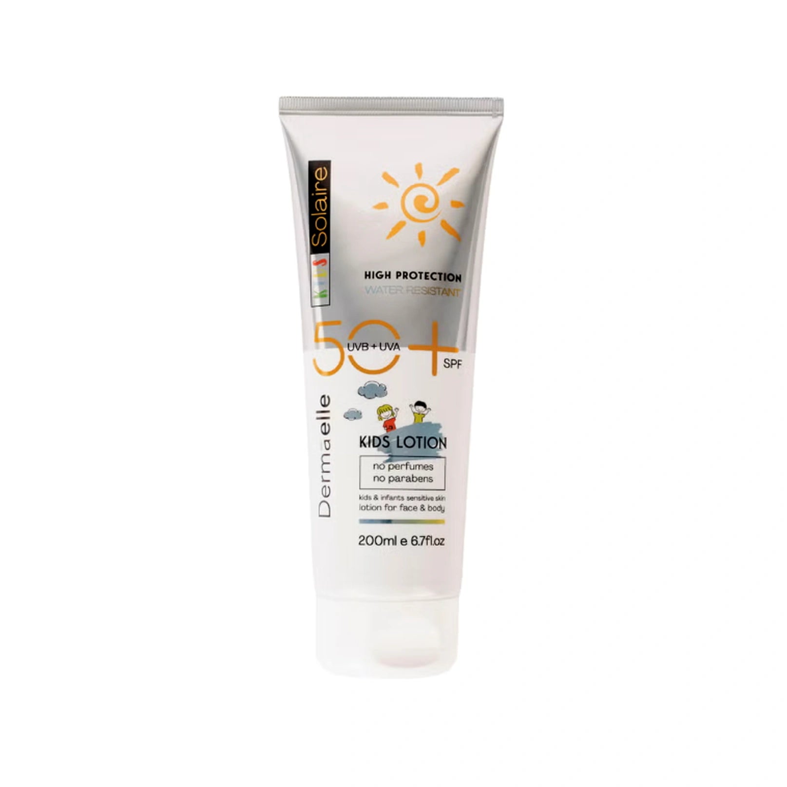 Dermaelle Solaire SPF50 Kids Face & Body Lotion 200ml