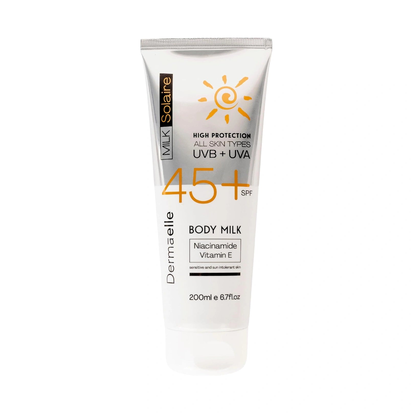 Dermaelle Solaire SPF45 Body Milk 200ml