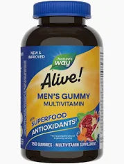 Nature’s Way Alive! Men’s Gummy Multivitamin 150 Gummies