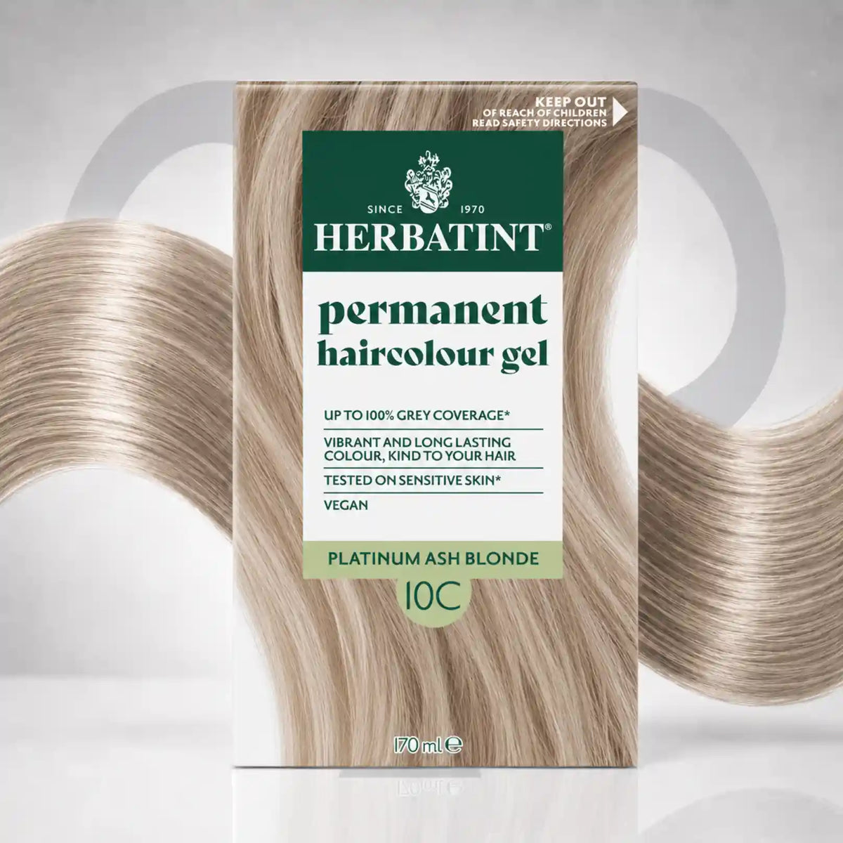 HERBATINT HAIR COLOR GEL 10C-SEWDISH BLONDE